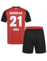 Otroške Nogometnih dresov Bayer Leverkusen Amine Adli #21 Domači 2024-25 Kratki rokavi (+ hlače)